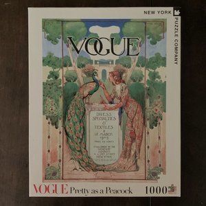 VOGUE Pretty as a Peacock 1000pc Jigsaw Puzzle